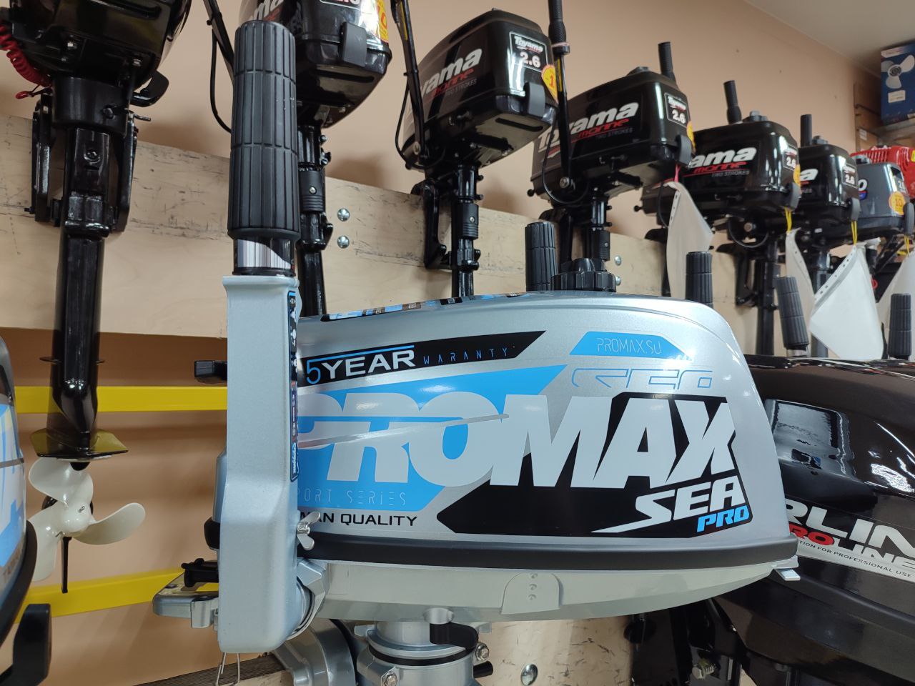 Лодочный мотор PROMAX SP5FHS (внешний бак 12 л) в Ногинске