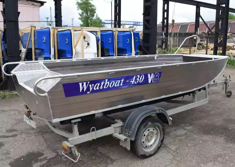 Алюминиевая лодка  Wyatboat-430 Master в Ногинске