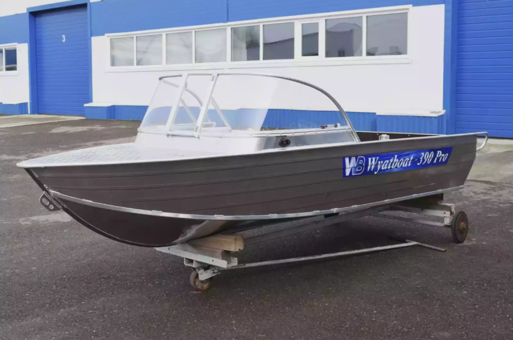 Алюминиевая лодка Wyatboat-390 Pro в Ногинске