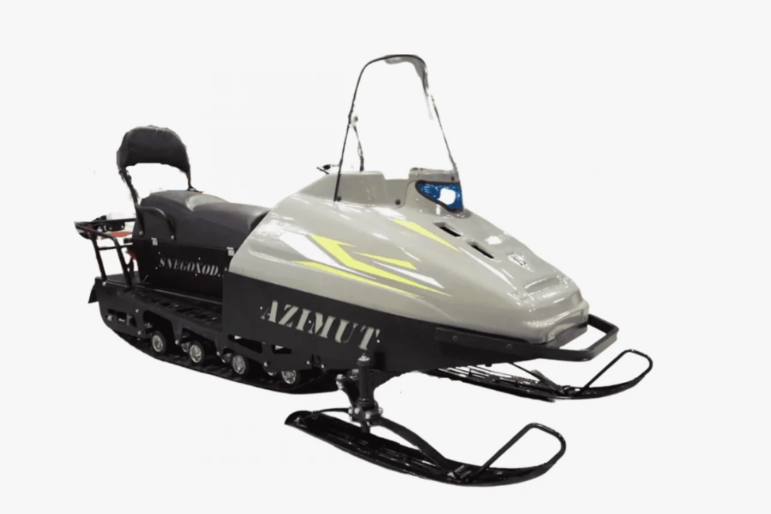 Миниснегоход Бурлак Азимут 20 л.с. , эл.запуск, реверс, тормоз гидравл, капот серый в Ногинске