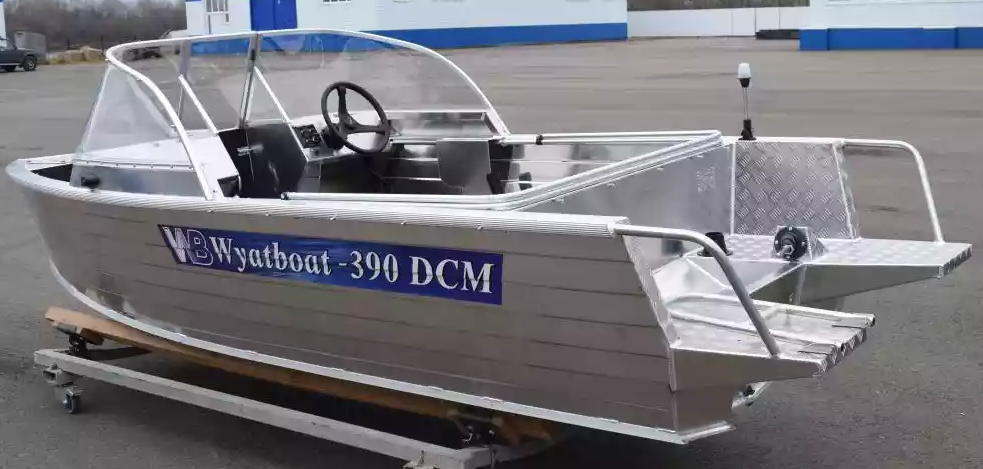 Алюминиевая лодка Wyatboat-390 DCM Увеличенный борт в Ногинске