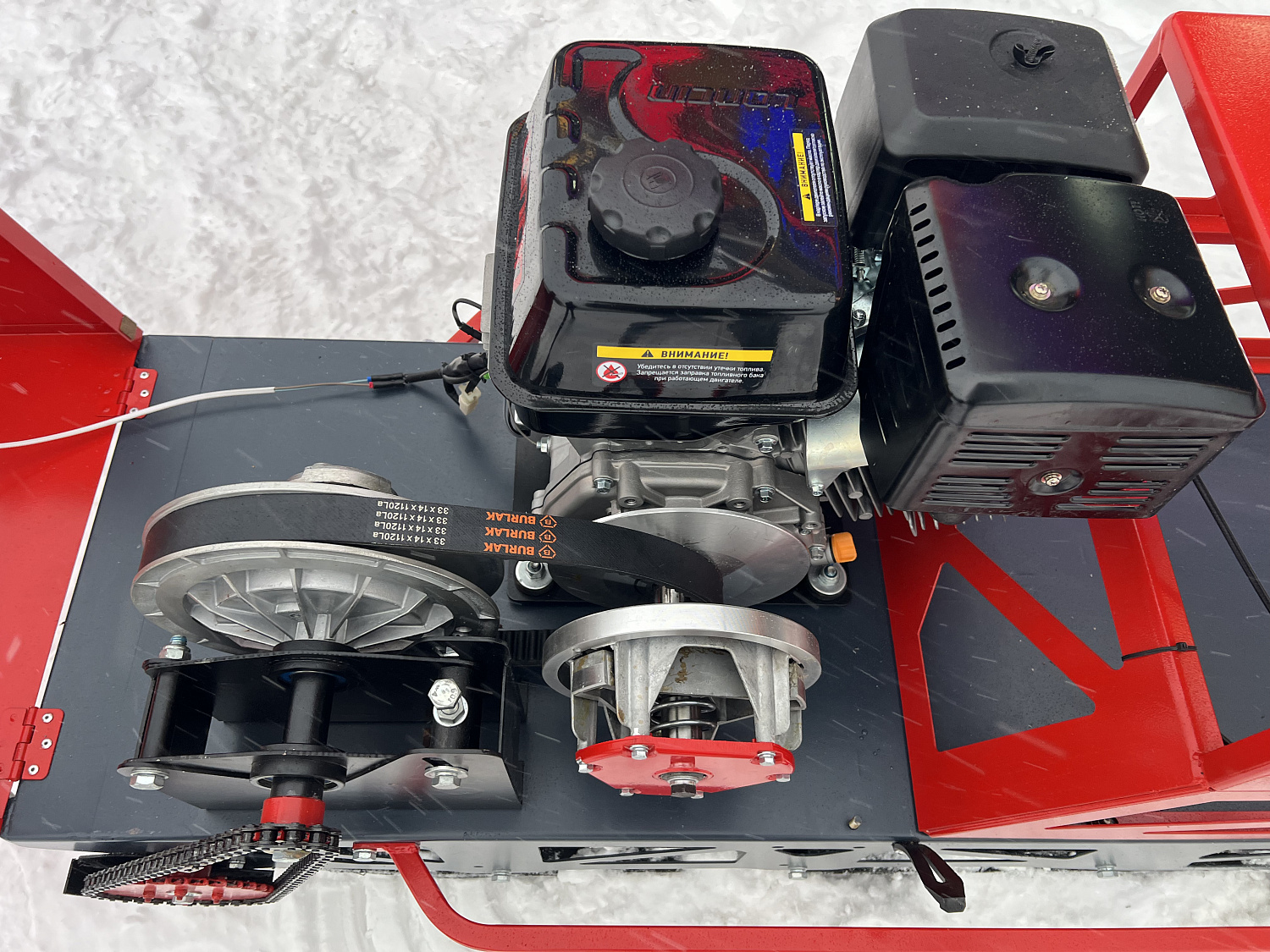 Мотобуксировщик EX-MOTO SNOWDOG S500 15л.с в Ногинске