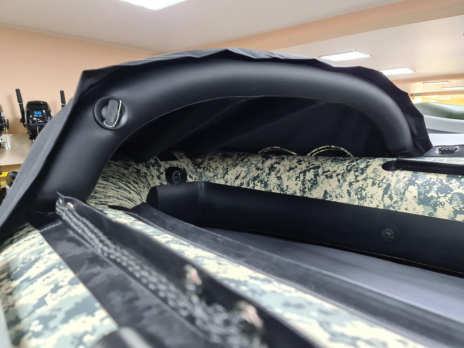 КОМПЛЕКТ НОСОВОГО ТЕНТА К ЛОДКЕ SMARINE AIR MAX 380 ЧЕРНЫЙ в Ногинске